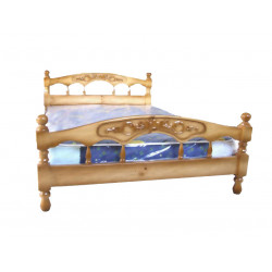 Кровать Точенка с резьбой