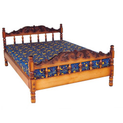 Кровать Точенка 2 с резьбой